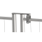 Construction fence hinge | only for construction fences with cross tubes left open